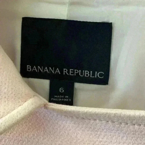 Banana Republic Pink PL Moto JacketSize 6 - Picture 4 of 7